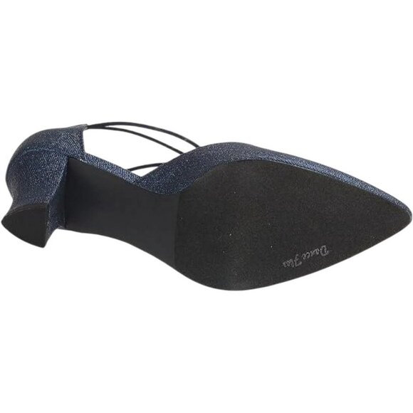 Easy Street Women's Navy Blue Glitter Heel Size 8.5 New - Picture 5 of 12